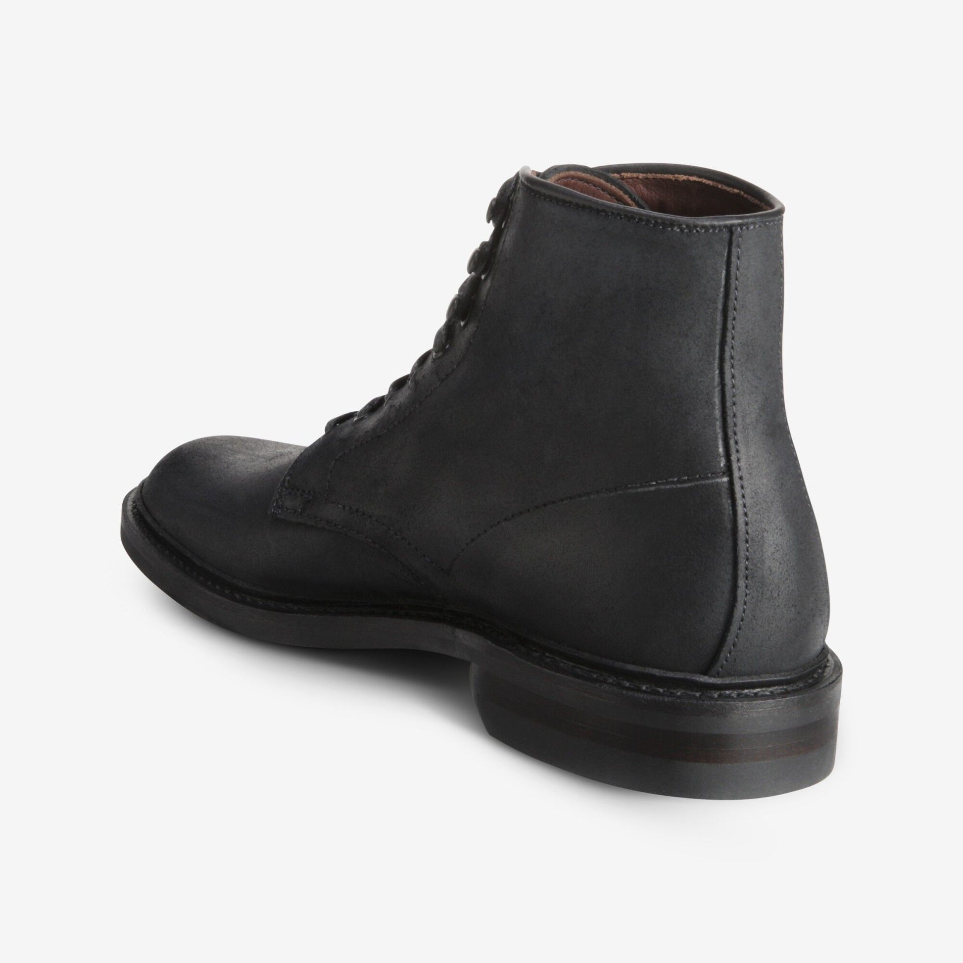 Higgins Mill Boot with Waxed Suede Leather - Black