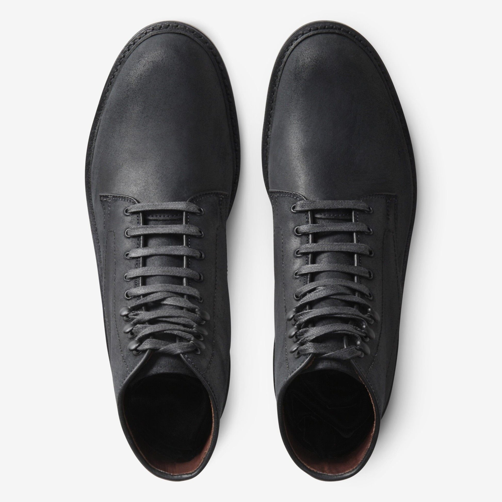 Higgins Mill Boot with Waxed Suede Leather - Black