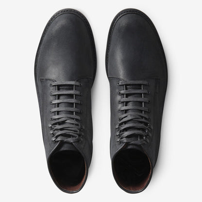Higgins Mill Boot with Waxed Suede Leather - Black