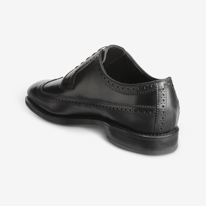Greene Street Wingtip Blucher - Black Calfskin Leather