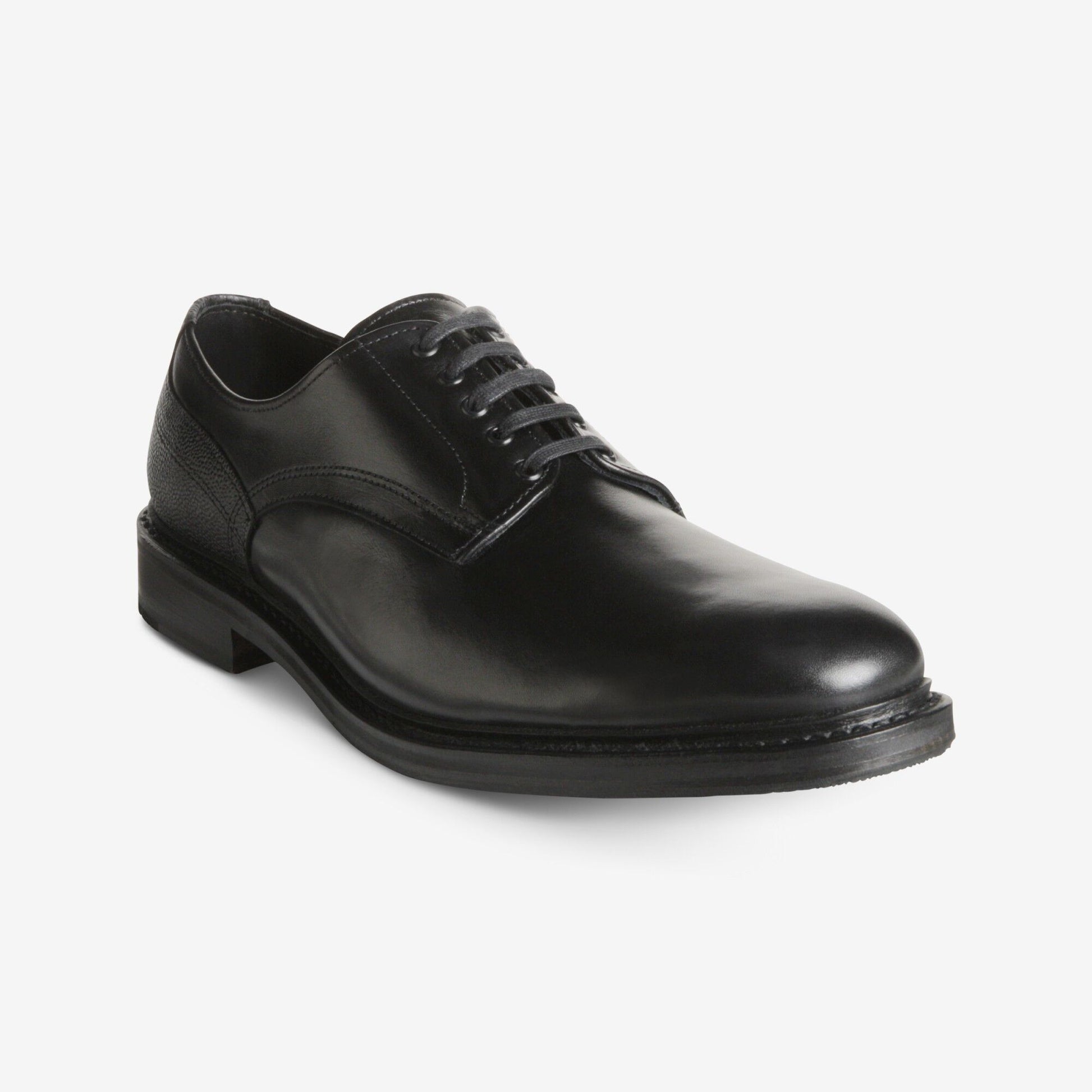 Cyrus Plain-toe Derby - Black