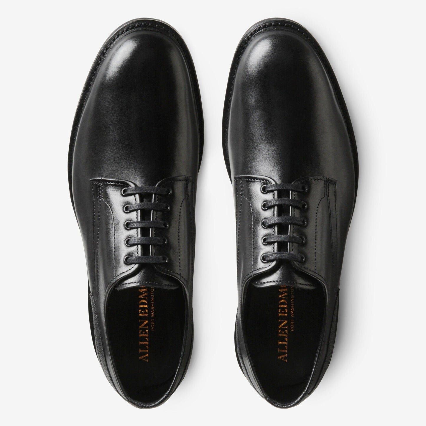 Cyrus Plain-toe Derby - Black