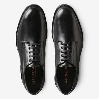 Cyrus Plain-toe Derby - Black