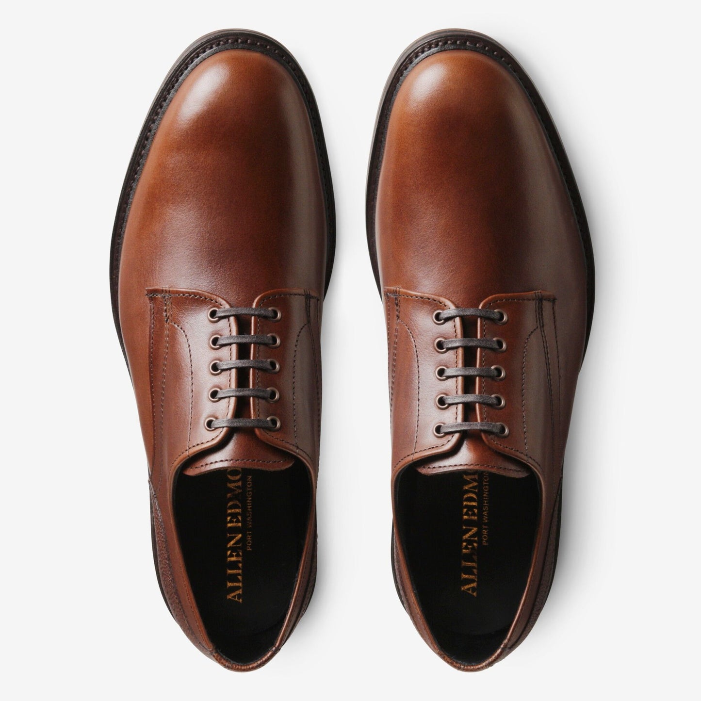 Cyrus Plain-toe Derby - Snuff Brown