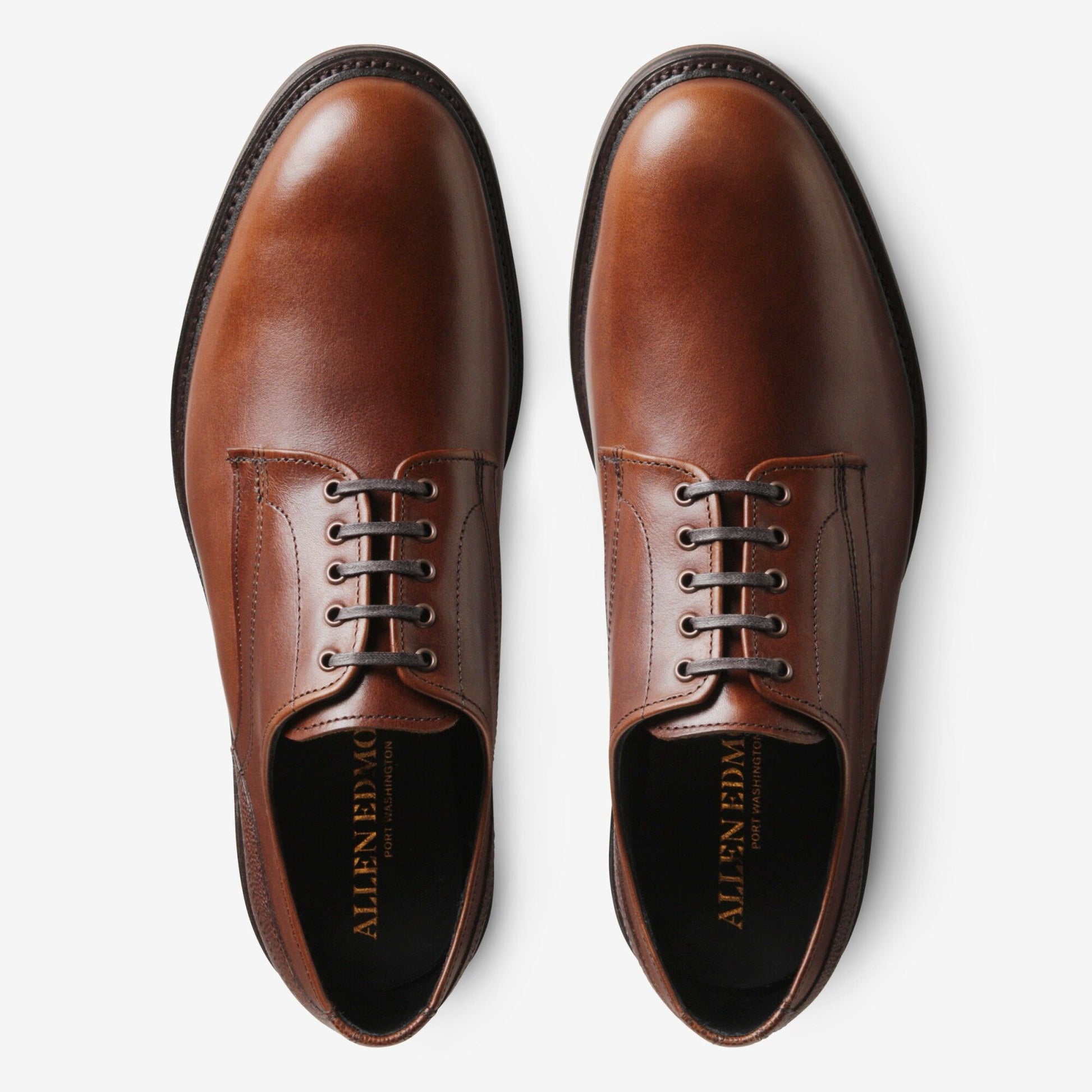 Cyrus Plain-toe Derby - Snuff Brown