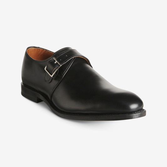 Plymouth Single Monk Strap - Black