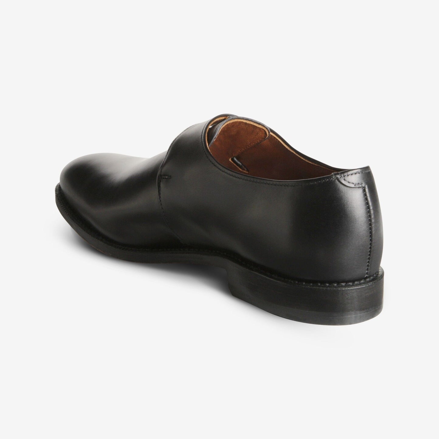 Plymouth Single Monk Strap - Black