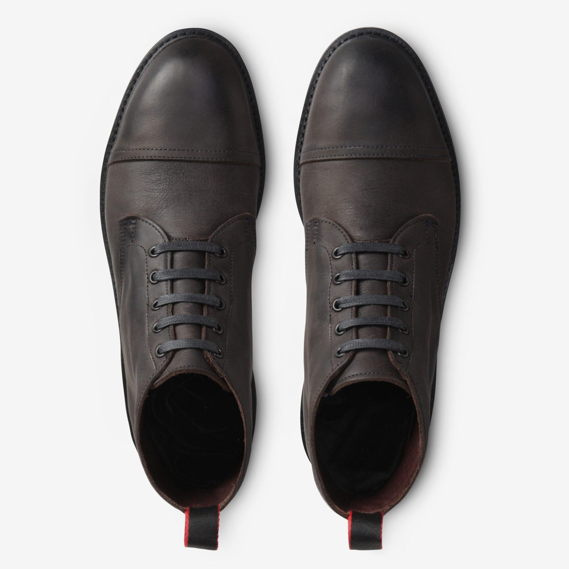 Patton Cap-Toe Boot with Dainite Rubber Sole - Grey