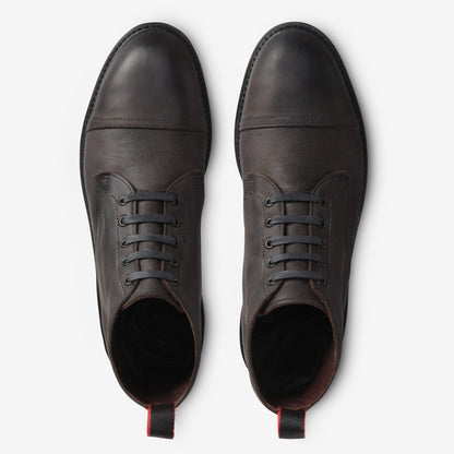 Patton Cap-Toe Boot with Dainite Rubber Sole - Grey