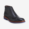 Black Tumbled with Blue Sole