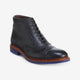 Black Tumbled with Blue Sole