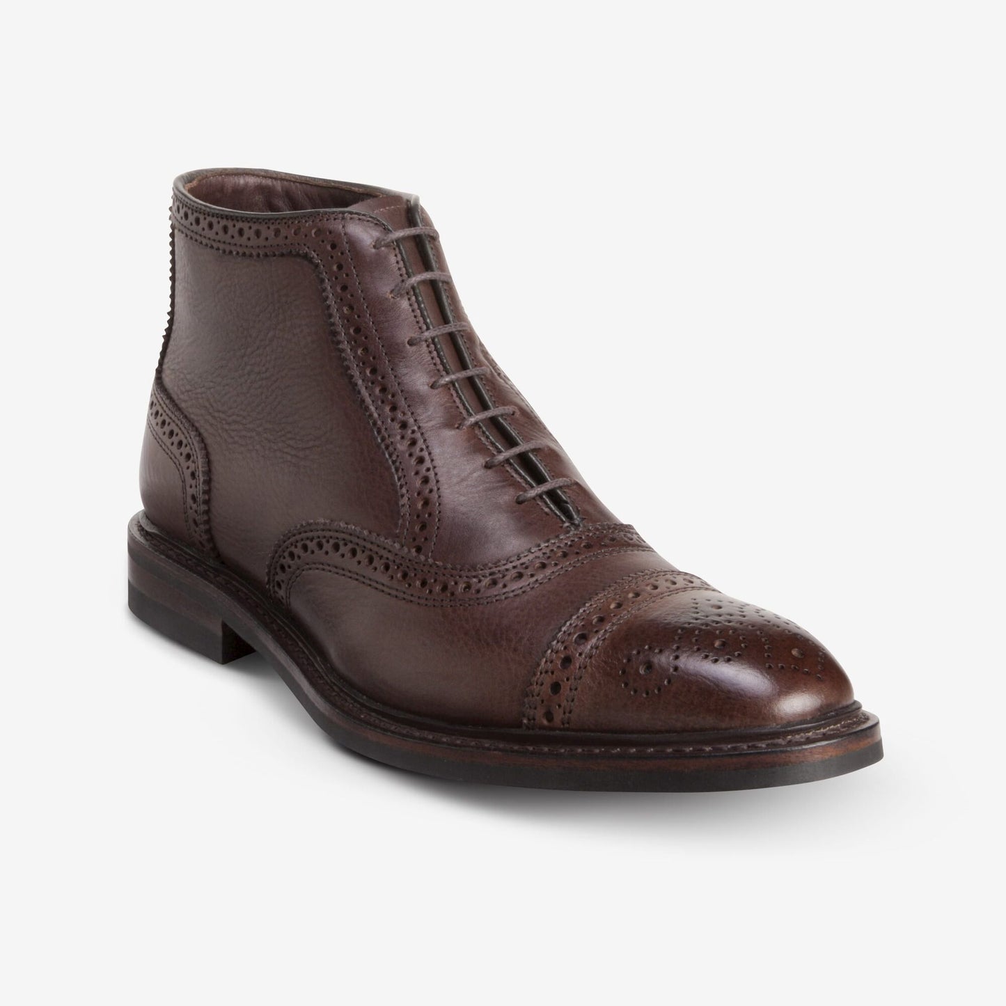 Hamilton Cap-Toe Oxford Dress Boot - Brown Tumbled