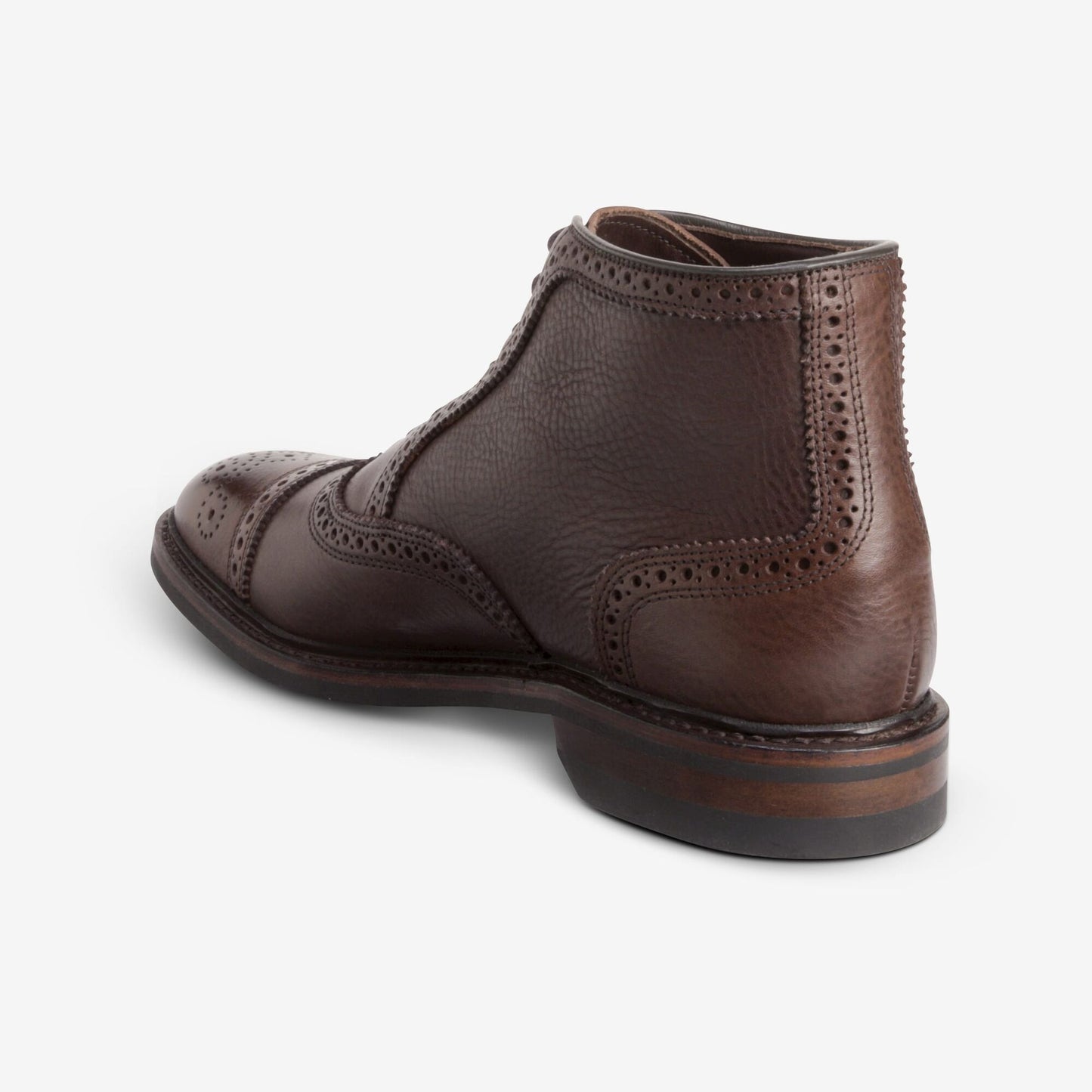 Hamilton Cap-Toe Oxford Dress Boot - Brown Tumbled