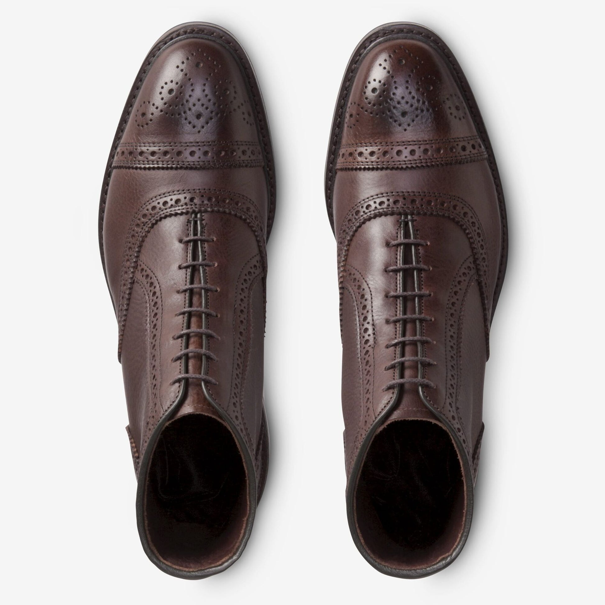 Hamilton Cap-Toe Oxford Dress Boot - Brown Tumbled