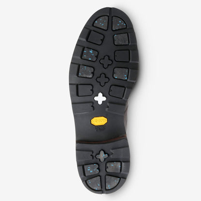 Alpine Chukka Boot with Vibram Arctic Grip Rubber Sole - Black Grain