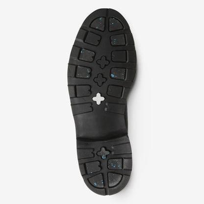 Alpine Lace-to-Toe Boot with Vibram Arctic Grip Rubber Sole - Black Grain