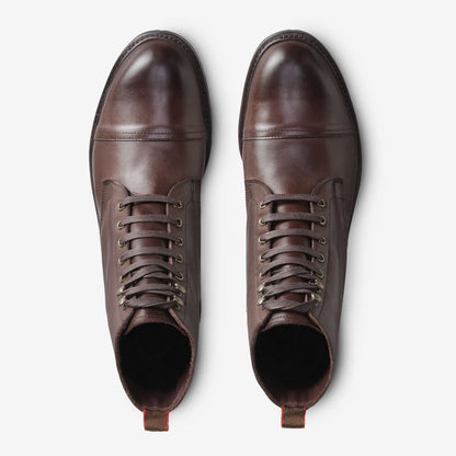 Alpine Cap-Toe Boot with Vibram Arctic Grip Rubber Sole - Brown