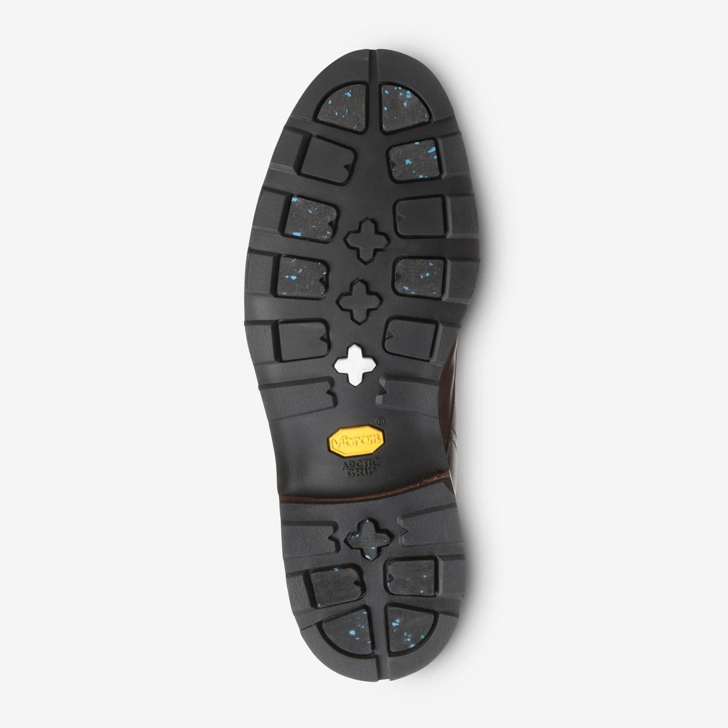 Alpine Cap-Toe Boot with Vibram Arctic Grip Rubber Sole - Brown