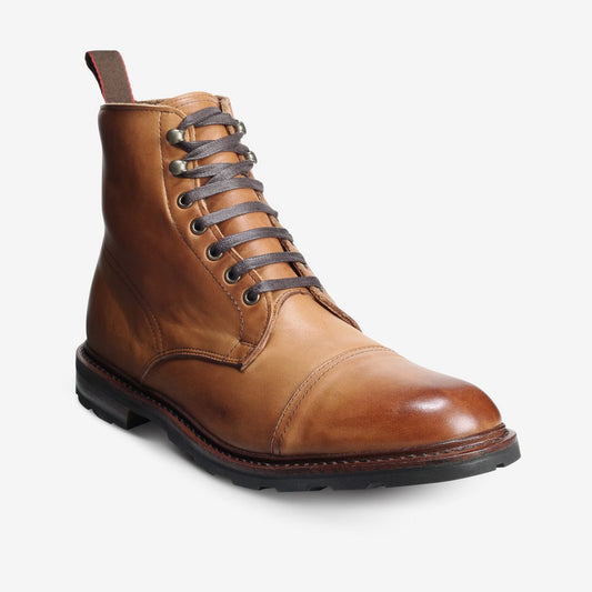 Alpine Cap-Toe Boot with Vibram Arctic Grip Rubber Sole - Tan