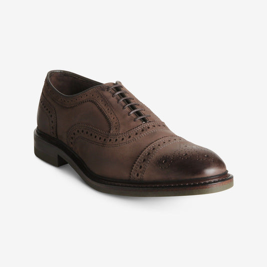Strandmok Cap-Toe Oxford with Dainite Rubber Sole - Brown Nubuck