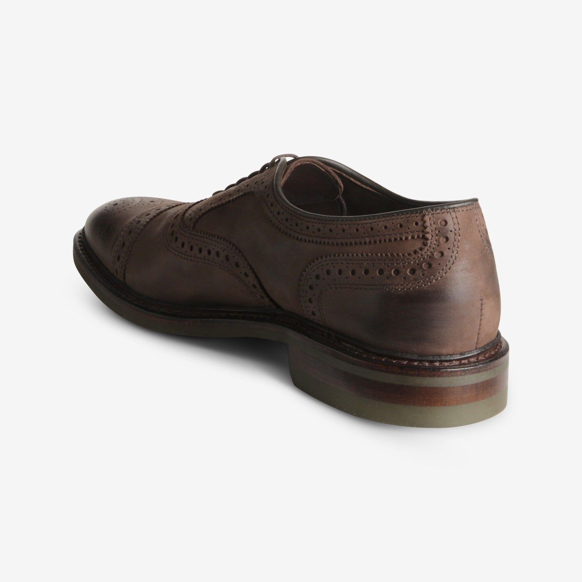 Strandmok Cap-Toe Oxford with Dainite Rubber Sole - Brown Nubuck