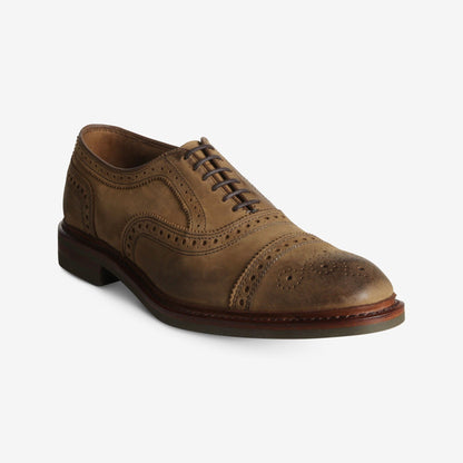 Strandmok Cap-Toe Oxford with Dainite Rubber Sole - Tan Nubuck