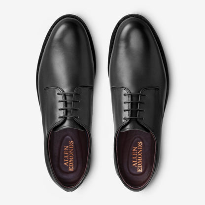 Chicago Travel Plain-Toe Derby - Black
