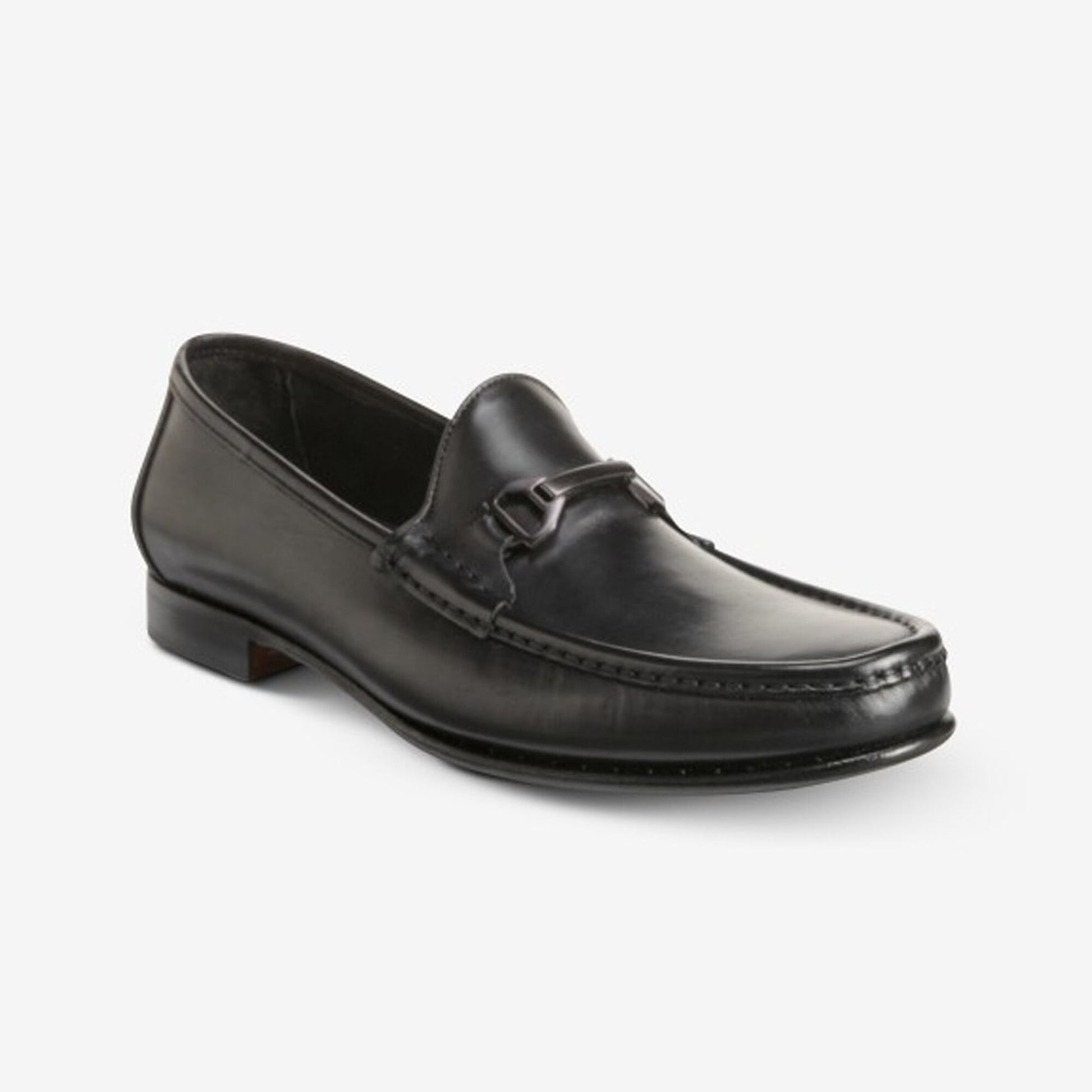 Vinci Italian Bit Loafer - Black Calfskin