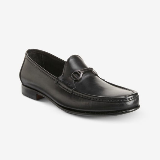 Vinci Italian Bit Loafer - Black Calfskin