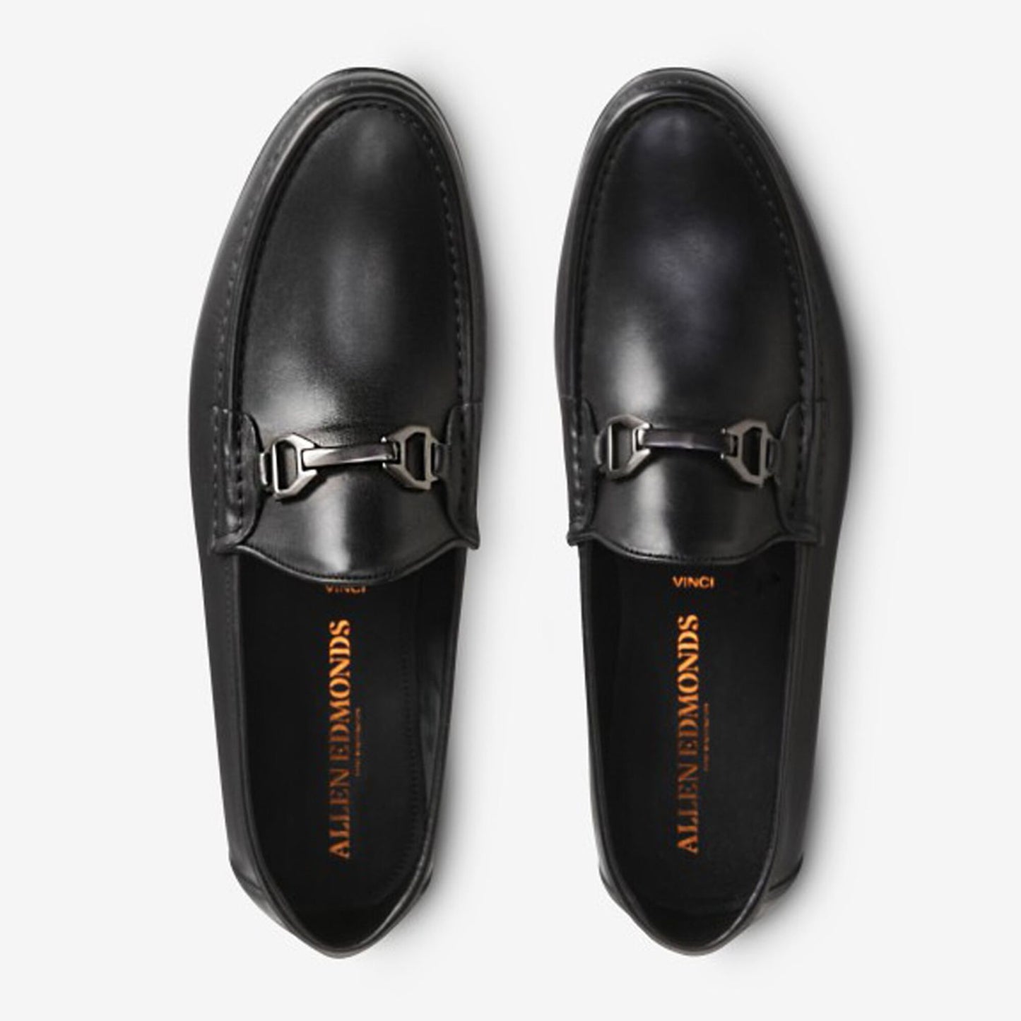 Vinci Italian Bit Loafer - Black Calfskin