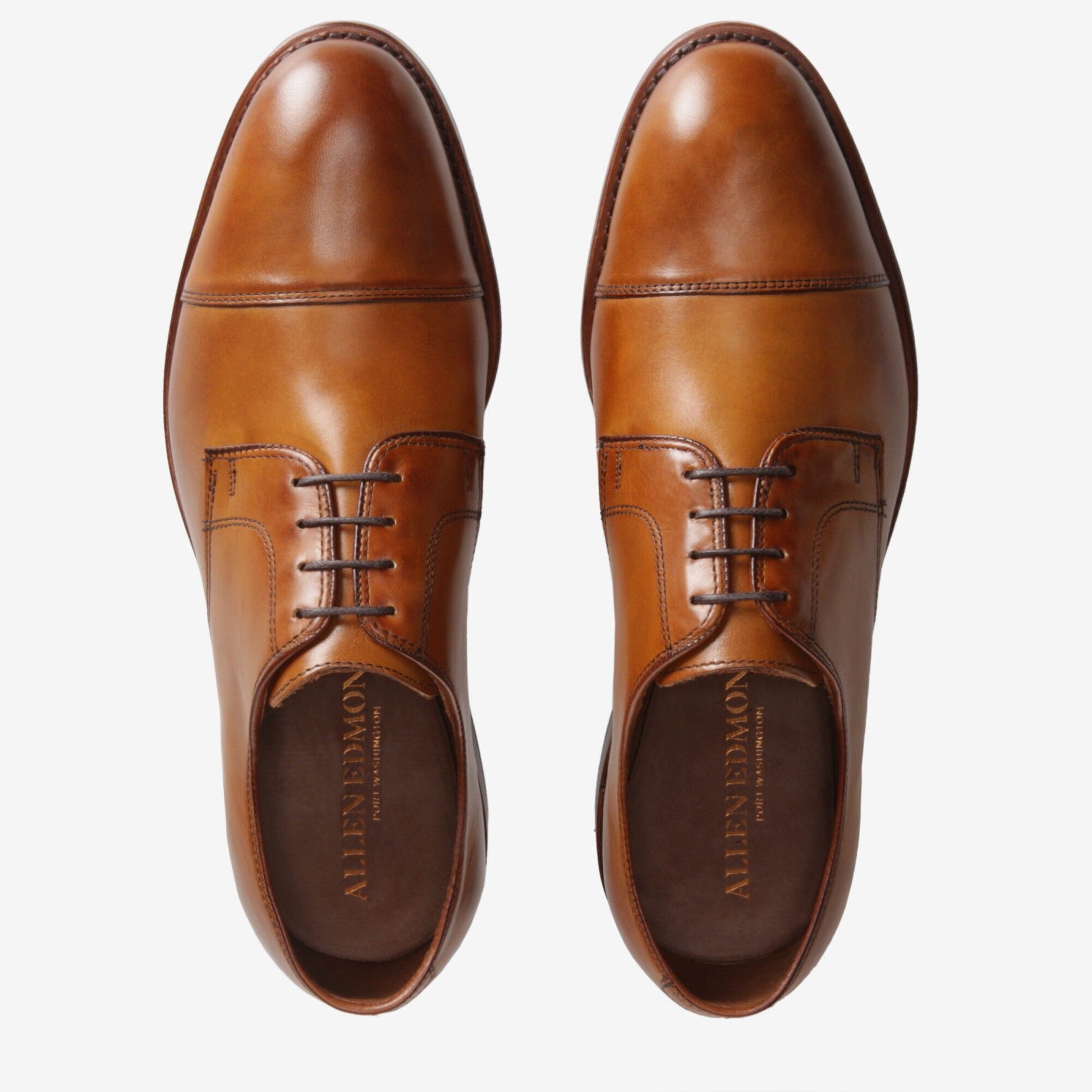 Lexington Cap-Toe Dress Shoes - Walnut Burnished Calf