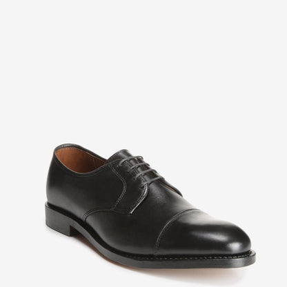 Lexington Cap-Toe Dress Shoes - Black Leather