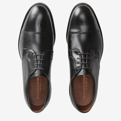Lexington Cap-Toe Dress Shoes - Black Leather