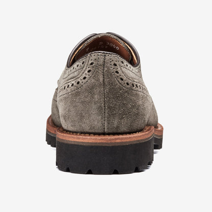 Tate Suede Wingtip Shoe - Taupe