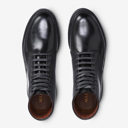 Higgins Mill Boot with Shell Cordovan Leather - Black