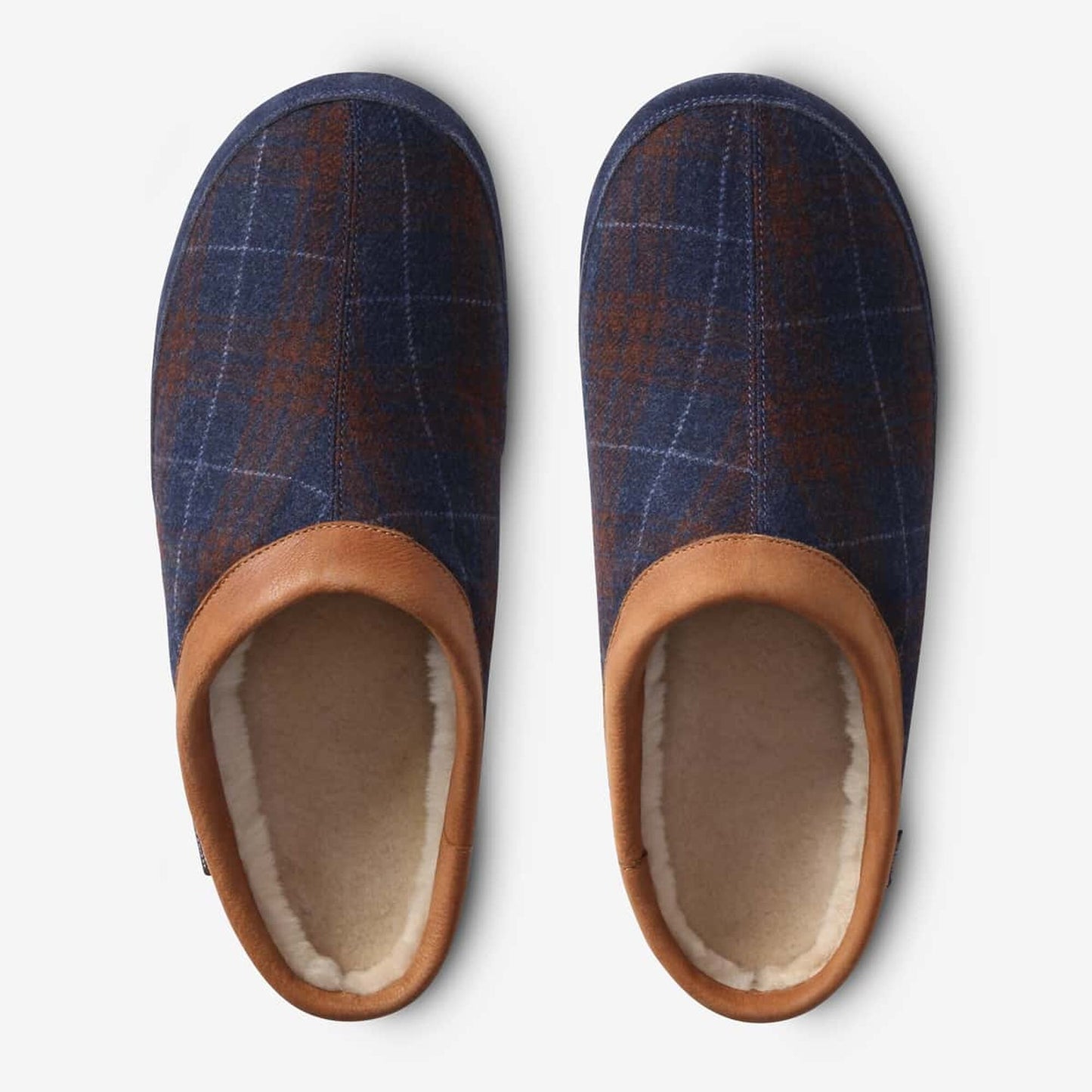 Kipp Shearling Slipper - Blue/Brown