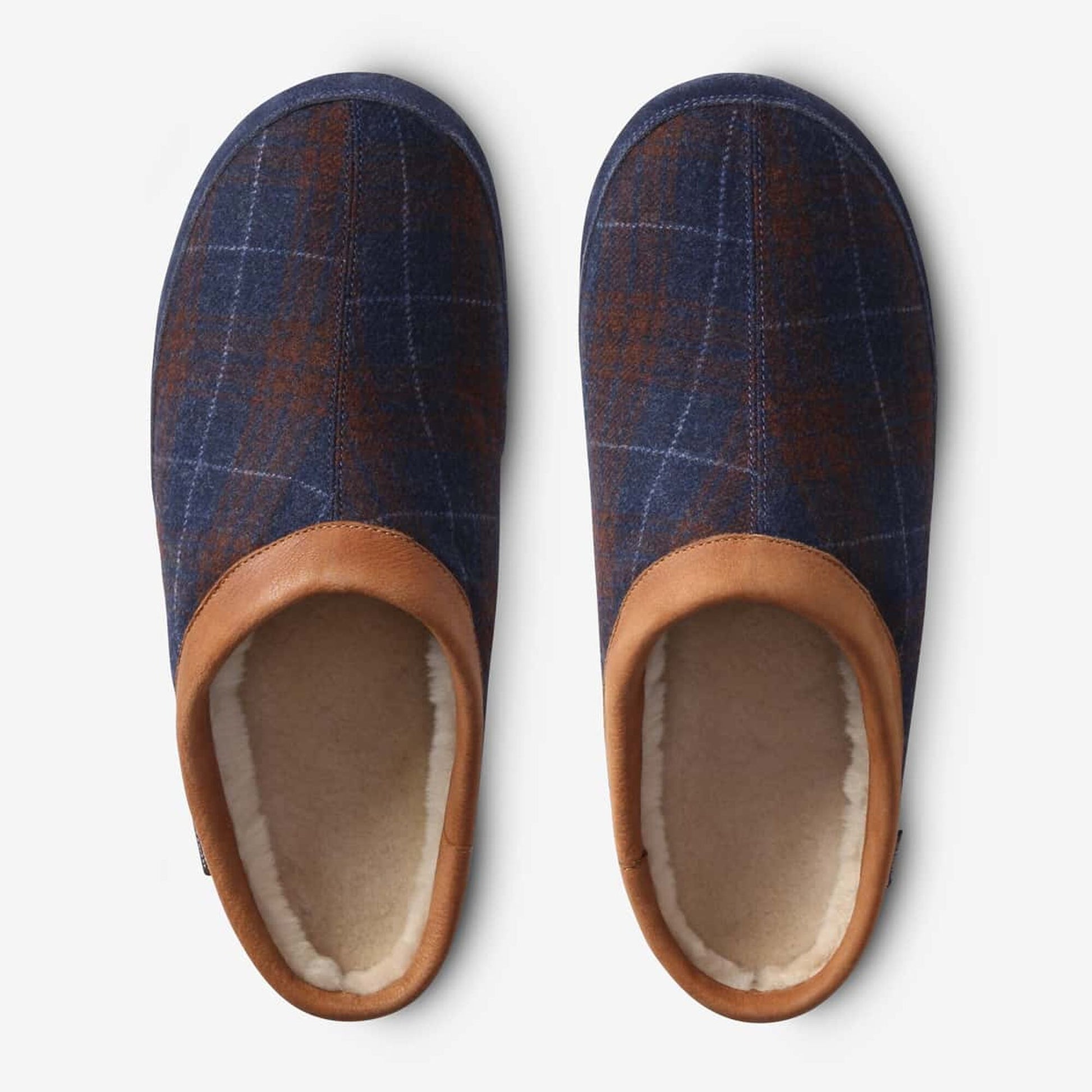 Kipp Shearling Slipper - Blue/Brown