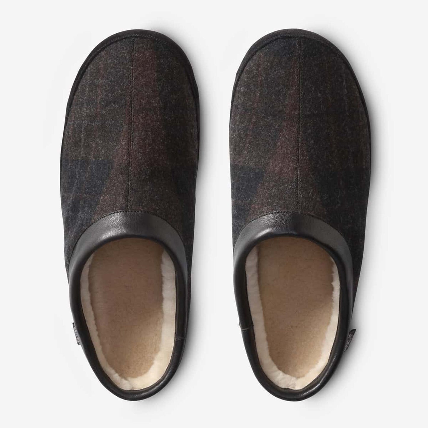 Kipp Shearling Slipper - Black/Grey