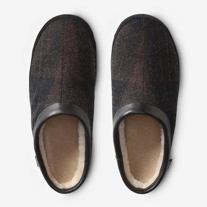 Kipp Shearling Slipper - Black/Grey