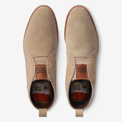 Logan Maxwell Suede Chukka Boot - Bone