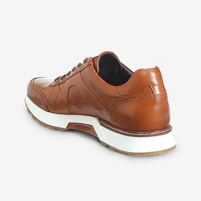 A-Trainer Lace-Up Sneaker - Walnut