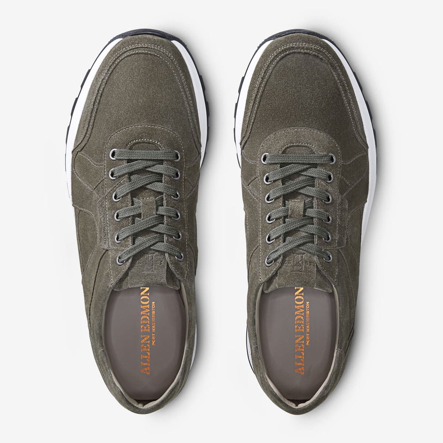 A-Trainer Lace-Up Sneaker - Grey Suede