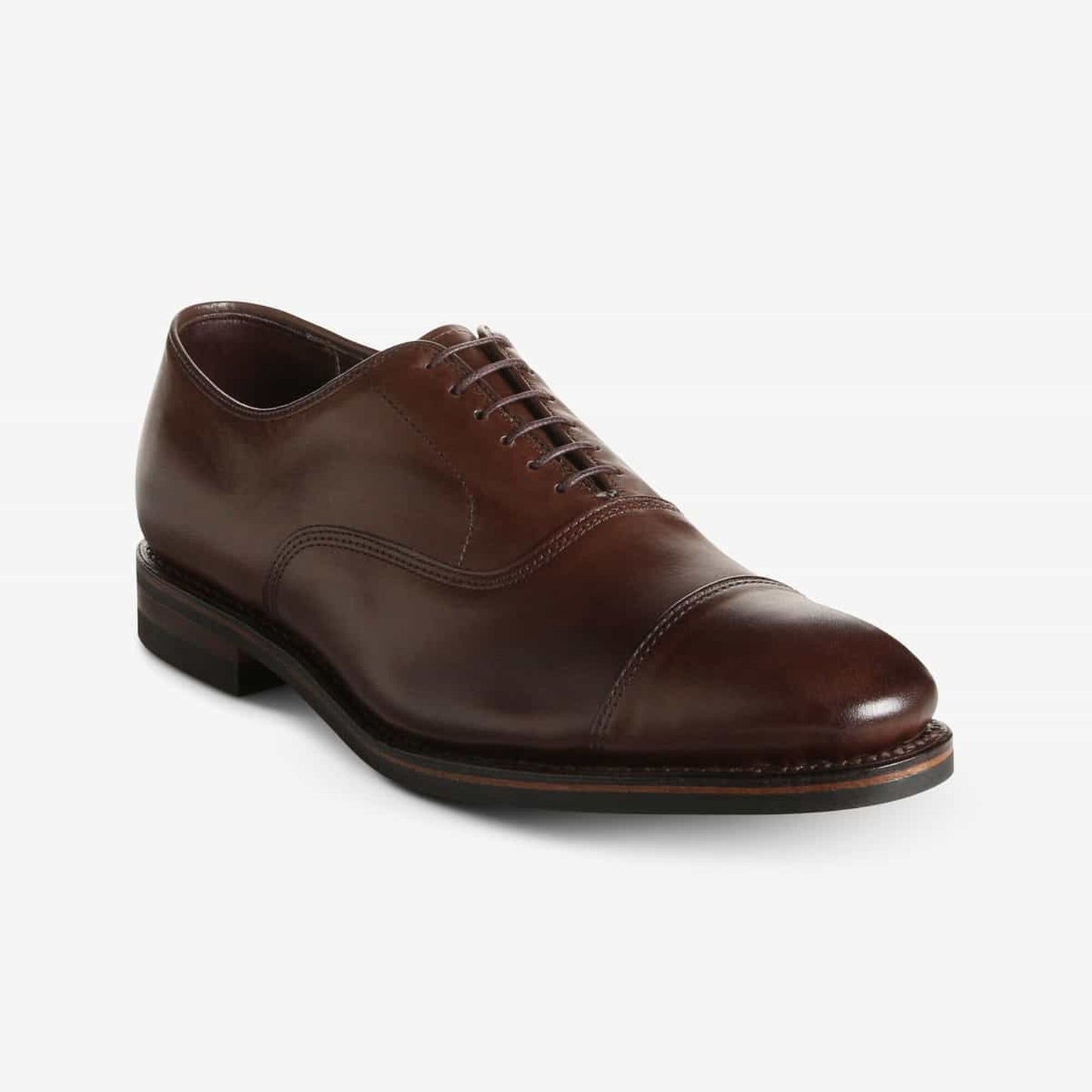 Park Avenue Weatherproof Cap-Toe Oxford with Dainite Rubber Sole - Brown