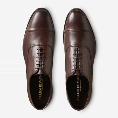 Park Avenue Weatherproof Cap-Toe Oxford with Dainite Rubber Sole - Brown