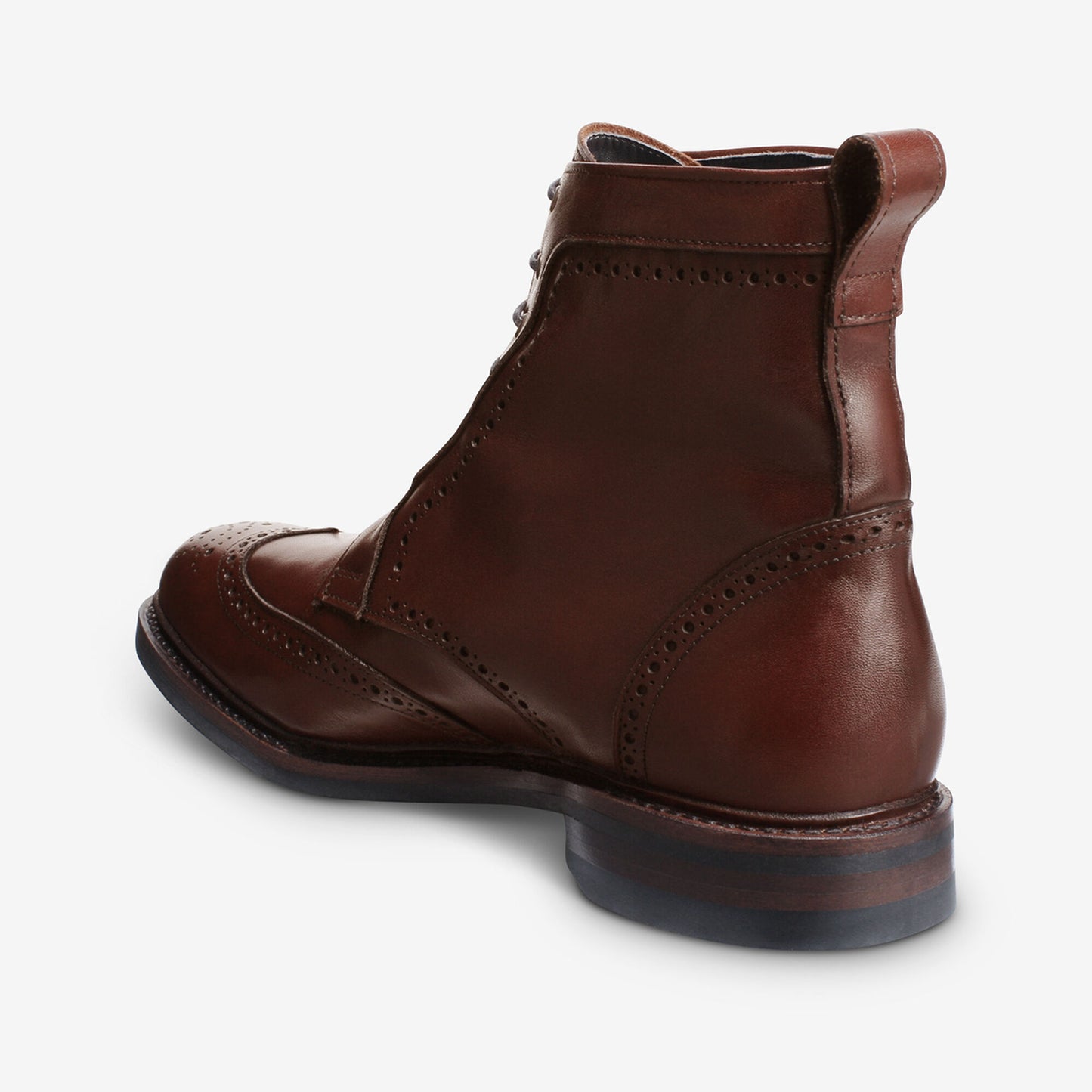 Dalton Weatherproof Wingtip Dress Boots with Dainite Rubber Sole - Chili