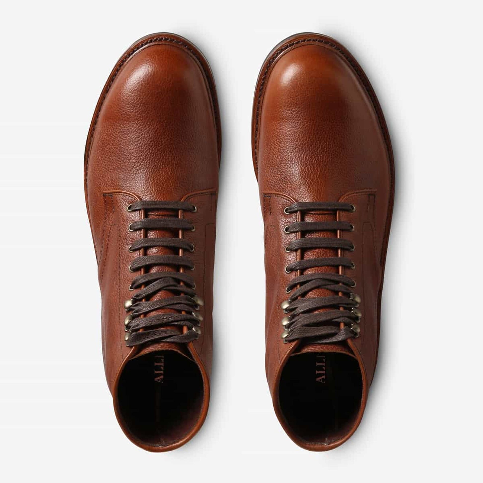 Higgins Mill Weatherproof Boot with Dainite Rubber Sole - Tan Grain