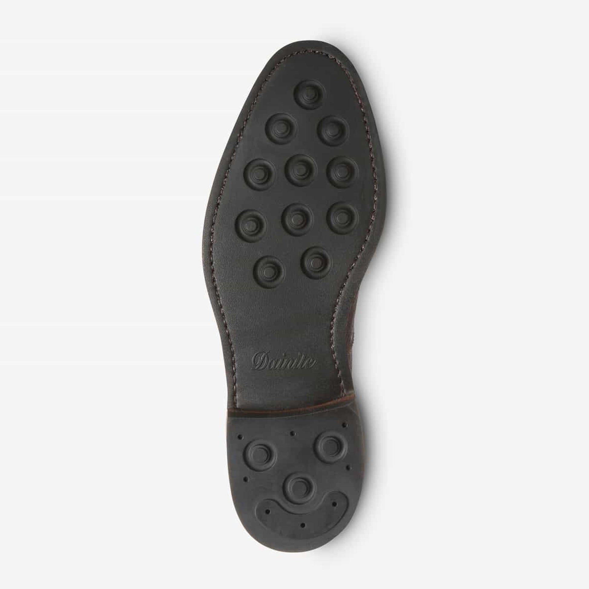 Strandmok Weatherproof Cap-Toe Oxford with Dainite Rubber Sole - Brown Grain