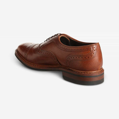 Strandmok Weatherproof Cap-Toe Oxford with Dainite Rubber Sole - Tan Grain