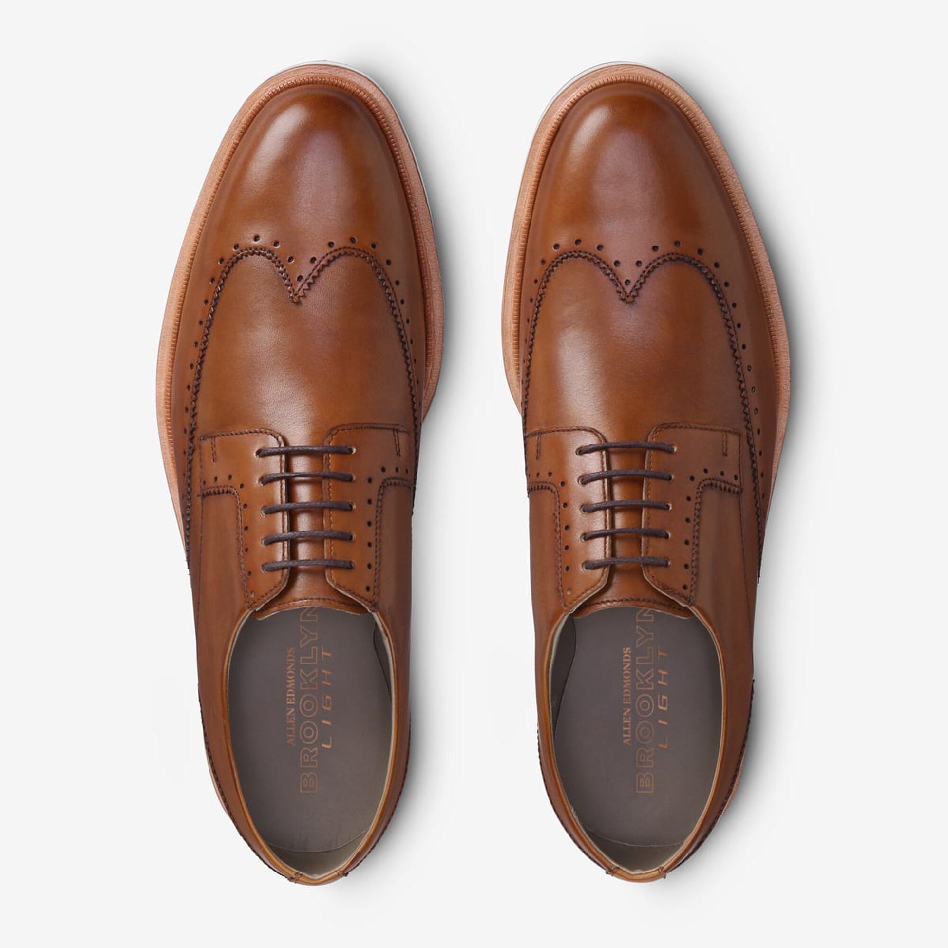 Brooklyn Light Wingtip Derby - Walnut
