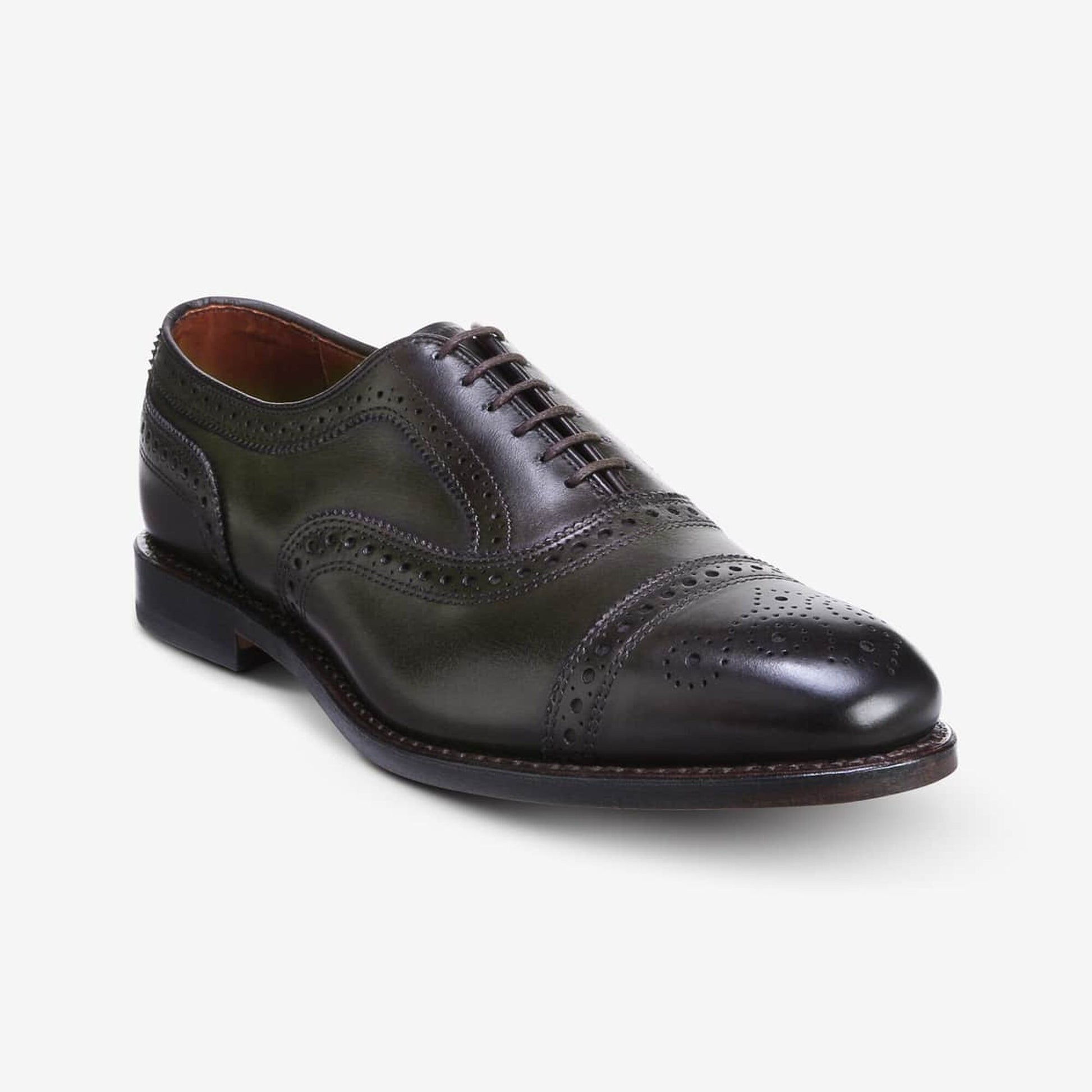 Strand Cap-Toe Oxford - Burnished Olive